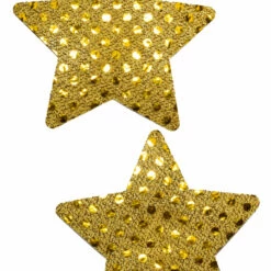 GE Apparel Gold Star Sequin Nipple Pasties