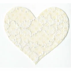 Entrenue Like A Virgin White Heart Pasties