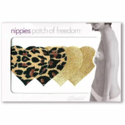 Entrenue Dominico Leopard Heart Pasties