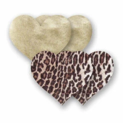 Entrenue Dominico Leopard Heart Pasties