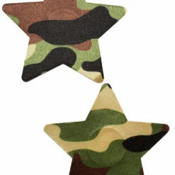 GE Apparel Camouflage Star Pasties