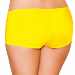 Roma Yellow Low Rise Booty Shorts Panties