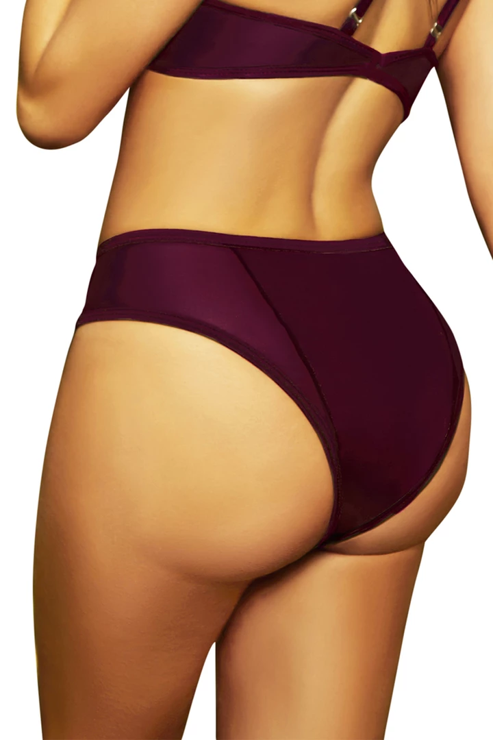 Seven Til Midnight Laura Wine High Waist Bikini Bottoms Sexy Swimwear 2 Seven Til Midnight Laura Wine High Waist Bikini Bottoms Sexy Swimwear