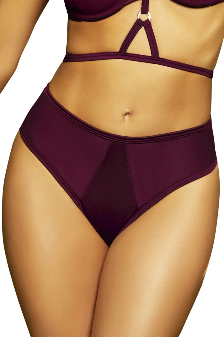 Seven Til Midnight Laura Wine High Waist Bikini Bottoms Sexy Swimwear 1 Seven Til Midnight Laura Wine High Waist Bikini Bottoms Sexy Swimwear