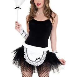 Music Legs Sexy Halloween Costumes Sophisticated Maid Accessory Set
