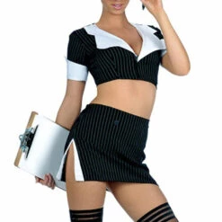 Music Legs Sexy Secretary Costume