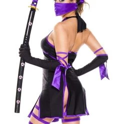 Music Legs Pretty Purple Ninja Costume