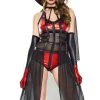 Music Legs Sexy Halloween Costumes Strappy Vixen Vampire
