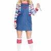 Music Legs Plus Costumes Plus Size Nightmare Killer Doll Costume