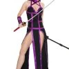 Music Legs Sexy Halloween Costumes Onna-Bugeisha Ninja Costume