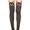 Music Legs Kitty Face Pantyhose Hosiery