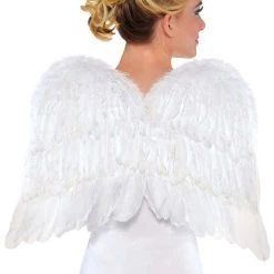 AMSCAN White Angel Wings
