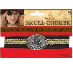 AMSCAN Skull Choker Sexy Halloween Costumes