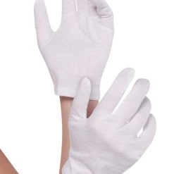 AMSCAN Short White Cotton Gloves Accessories