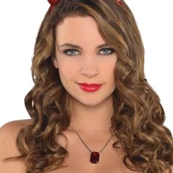 AMSCAN Sequin Devil Horns Costume Accessory Accessories