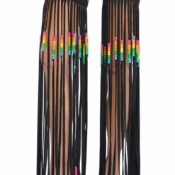 AMSCAN Beaded Fringe Leg Straps Music Festival Wear