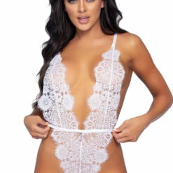 Leg Avenue Teddy Lingerie Lace Teddy And Robe Set 34 Leg Avenue Teddy Lingerie Lace Teddy And Robe Set