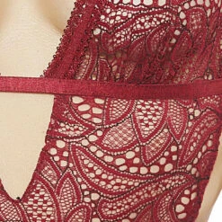 Popsi Full-Bodied Merlot Lace Teddy Lingerie