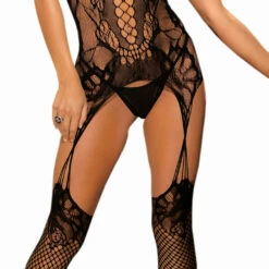 Shirley Of Hollywood Lingerie Floral Suspender Crotchless Body Stocking 10 Shirley Of Hollywood Lingerie Floral Suspender Crotchless Body Stocking