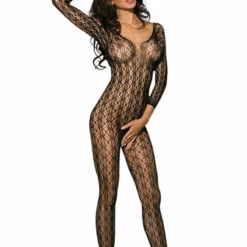 BL Brands Netted Quarter Sleeve Body Stocking