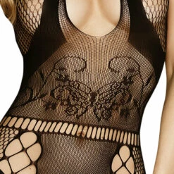 BL Brands Keyhole Black Body Stocking Lingerie Dress 7 BL Brands Keyhole Black Body Stocking Lingerie Dress