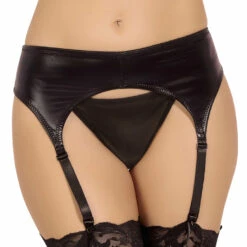 Seven Til Midnight Stretch Lamé Garter Belt Lingerie 11 Seven Til Midnight Stretch Lamé Garter Belt Lingerie