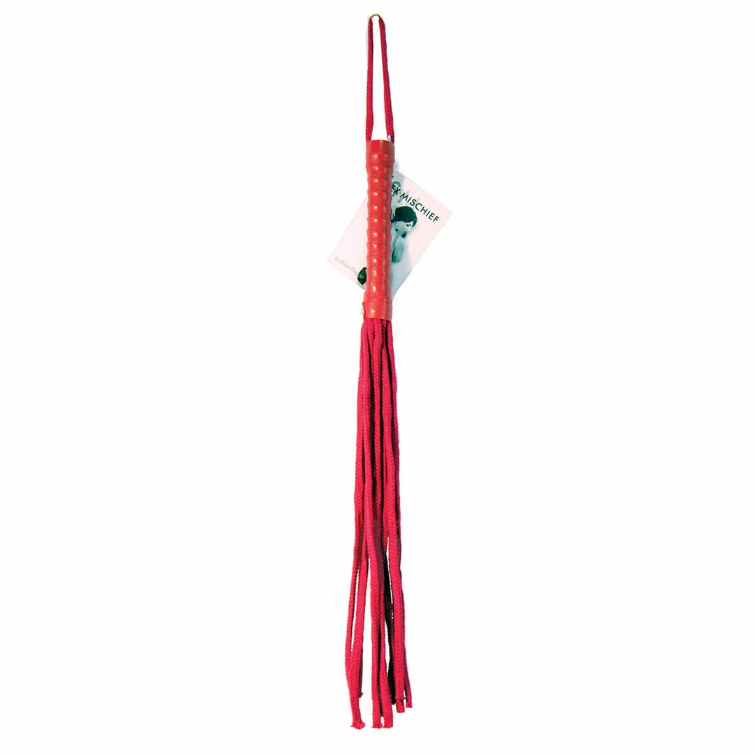 Entrenue Red Rope Flogger 3 Entrenue Red Rope Flogger
