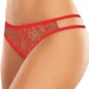 Allure Panties Sweet Honey Red Peek-a-Boo Panty