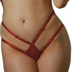 Allure Panties Seduce Me Red Harness Panty
