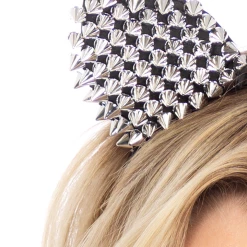 Leg Avenue Silver Studded Cat Ears Costume Accessory Accessories