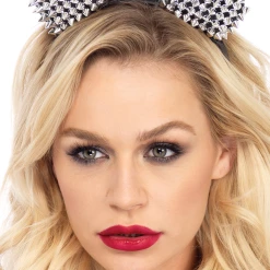 Leg Avenue Silver Studded Cat Ears Costume Accessory Accessories