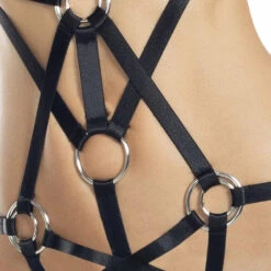 Raveware Dom Strappy Teddy With O Ring Detail Lingerie
