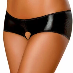 Magic Silk 3 Pack: Crotchless Boyshort Panties Lingerie