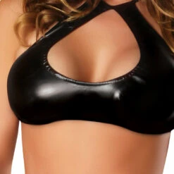 Magic Silk Liquid Onyx Teardrop Halter Top & Mini Skirt 11 Magic Silk Liquid Onyx Teardrop Halter Top & Mini Skirt