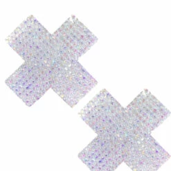 NevaNude Super Bling Rhinestone Double X Pasties
