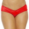 BodyShotz Panties Tiny & Mighty Red Micro Booty Short