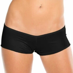 BodyShotz Panties Black Spandex Boy Short
