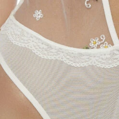 Popsi Teddy Lingerie Sunshine & Daisies Bralette Teddy