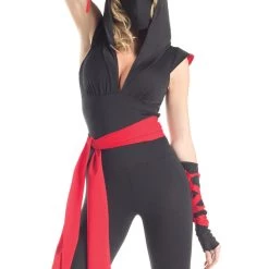 Be Wicked Women's Red Ninja Costume