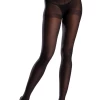 Be Wicked Hosiery Black Opaque Nylon Tights