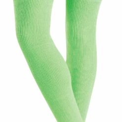 Be Wicked Lingerie Neon Green Acrylic Thigh High Leg Warmers