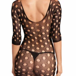 Be Wicked Deviant Dame Cutout Body Stocking Dress Lingerie