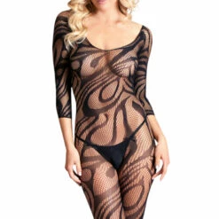 Be Wicked Making Waves Crotchless Body Stocking Lingerie