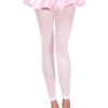 Music Legs Bonbon Baby Pink Opaque Footless Tights Hosiery