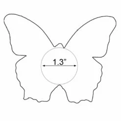 GE Apparel Purple Sequin Butterfly Nipple Pasties