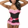 Coquette Ruffle Can Can Corset