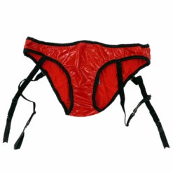 Coquette Vinyl Garter Panty Lingerie