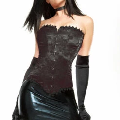 Coquette Lingerie Rose Lace-up Back Corset