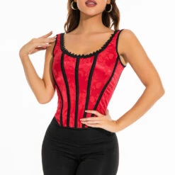 Coquette Brocade Tank Corset