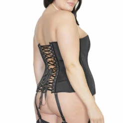 Coquette Plus Size Sweetheart Zipper Corset 7 Coquette Plus Size Sweetheart Zipper Corset